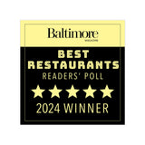 Best Restaurants Readers Poll 2024 Winner Window Cling