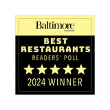 Best Restaurants Readers Poll 2024 Winner Window Cling