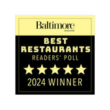 Best Restaurants Readers Poll 2024 Winner Window Cling