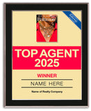 Top Agent 2025 Plaque