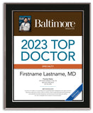 Top Doctors 2023 Plaque