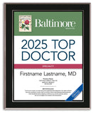 Top Doctors 2025 Plaque