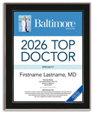 Top Doctors 2026 Plaque