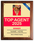 Top Agent 2025 Plaque