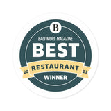 Best Restaurants 2023 Winner Indoor\Outdoor Stickers