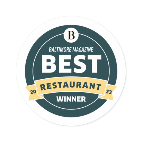 Best Restaurants 2023 Winner Indoor\Outdoor Stickers