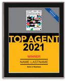 Top Agent 2021 Plaque