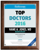 Top Doctors 2016 Plaque